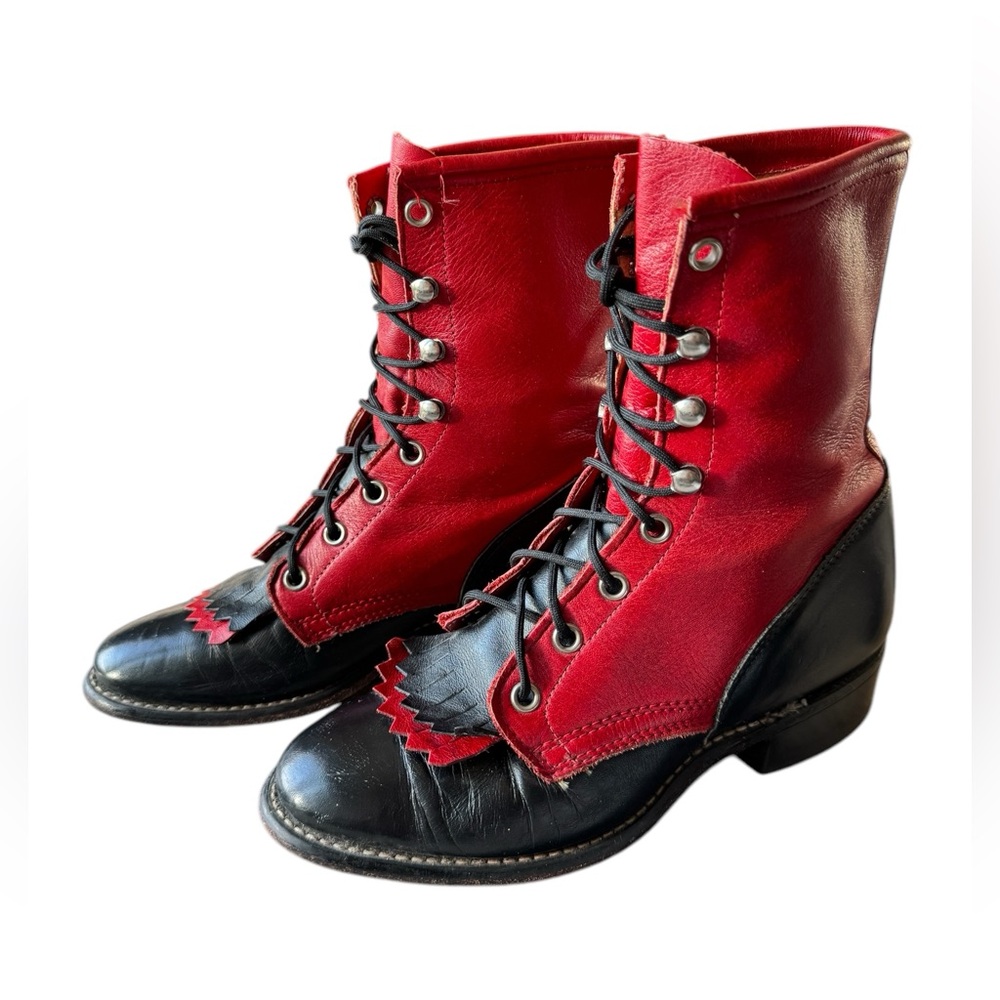 Vintage Laredo Leather Roper Boots